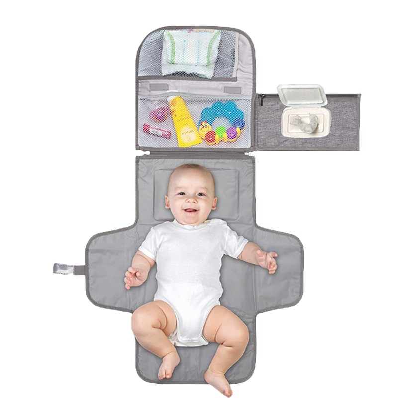 Baby Changing Kit Manufacturer - Waterproof Travel Portable Diaper Caddy with Pad