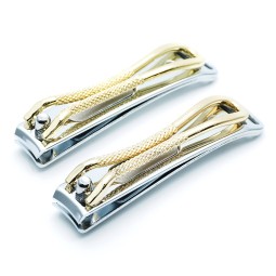Nail Clipper Manufacturer - Gold Plated Metal Nail Cutter Custom Logo