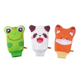 Bath Scrubber Towel Manufacturer - New Cartoon Kids Thickened Sand Exfoliating Mitt
