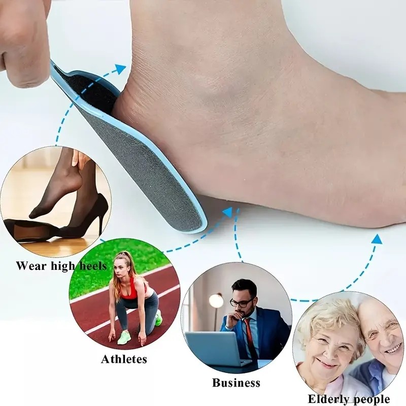 Foot File Manufacturer - Double-Sided U-Shaped Curved Metal Plastic Callus Remover