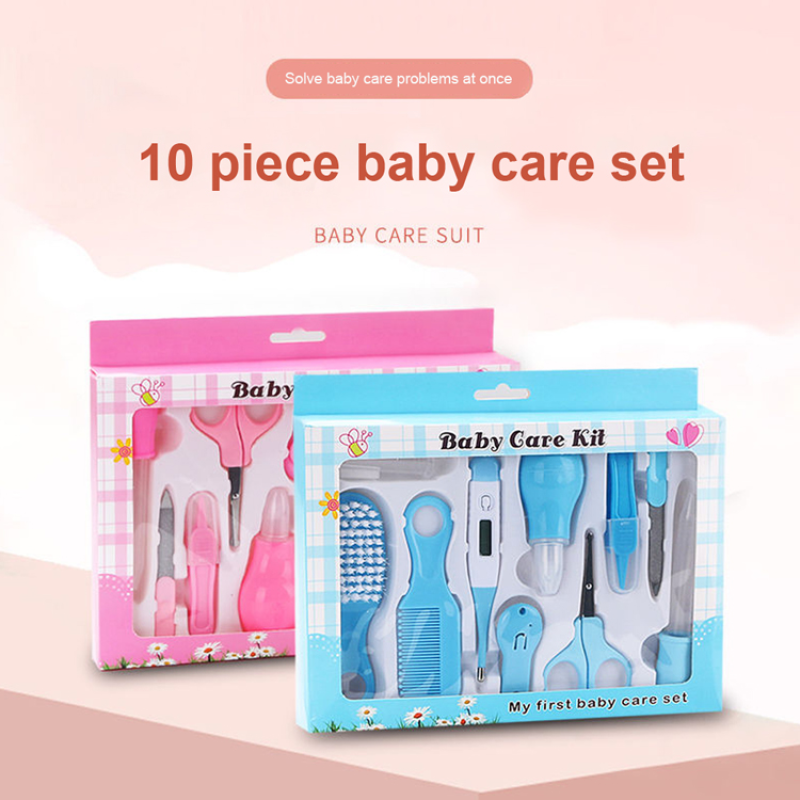 Baby Manicure Set Manufacturer - Wholesale 10 Pcs Care Grooming Kit