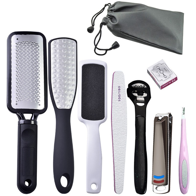 Pedicure Knife Set Manufacturer - 9-Piece Stainless Steel Foot Care Callus Remover