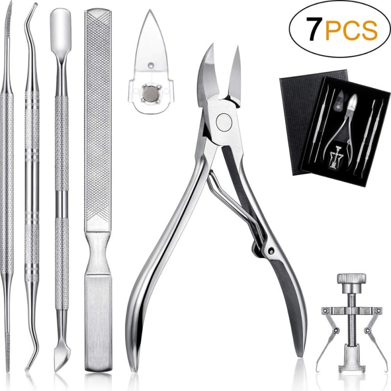 Ingrown Toenail Kit Manufacturer - 7 Pcs Stainless Steel Pedicure Correction Remover Tools