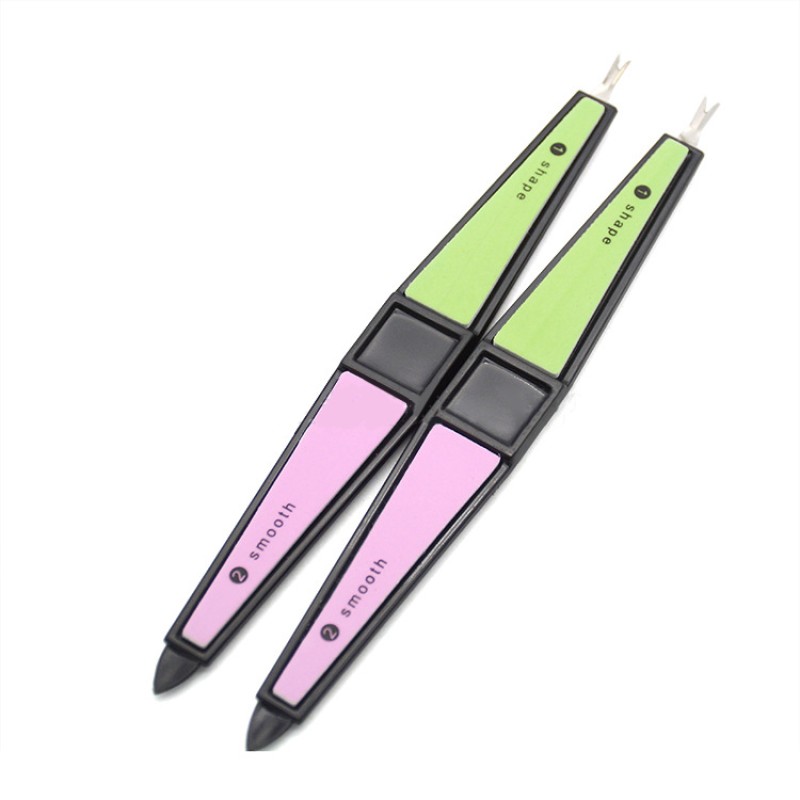 Nail Buffer File Manufacturer - 4 in 1 Polishing Smoothing V Shape Cuttile Remover