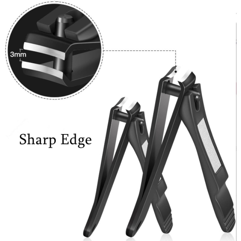 Nail Clipper Set Manufacturer - Wholesale Stainless Steel Black Private Label