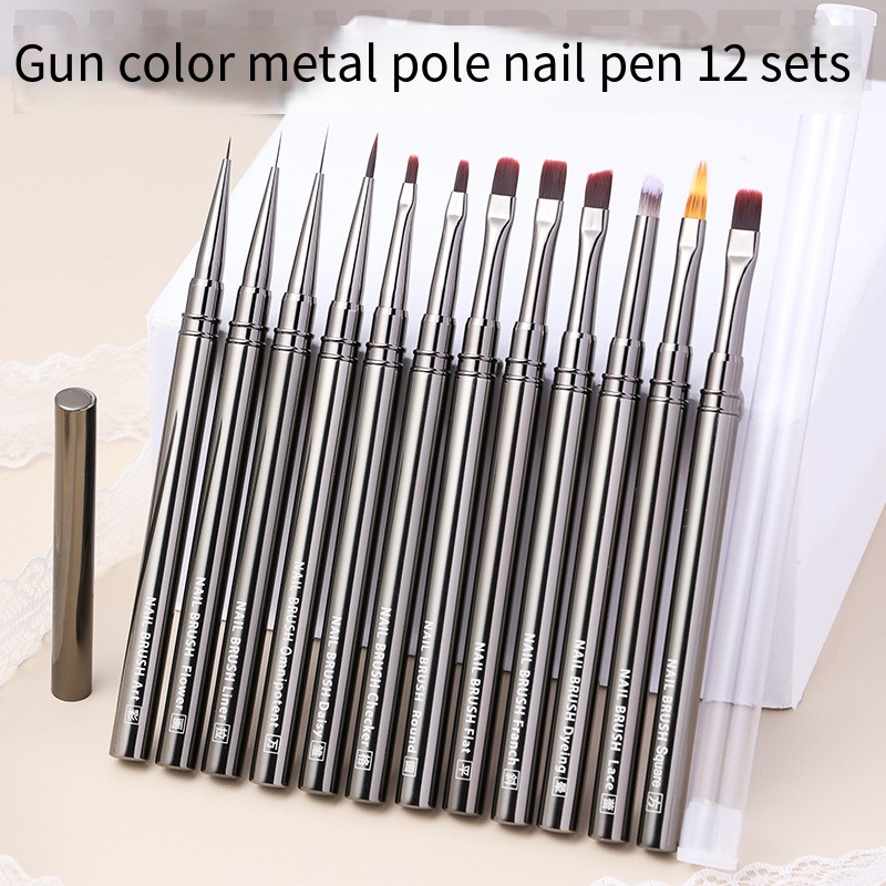 Nail Art Brush Set Manufacturer - Salon Professional Nylon Flower Drawing Pen Kit