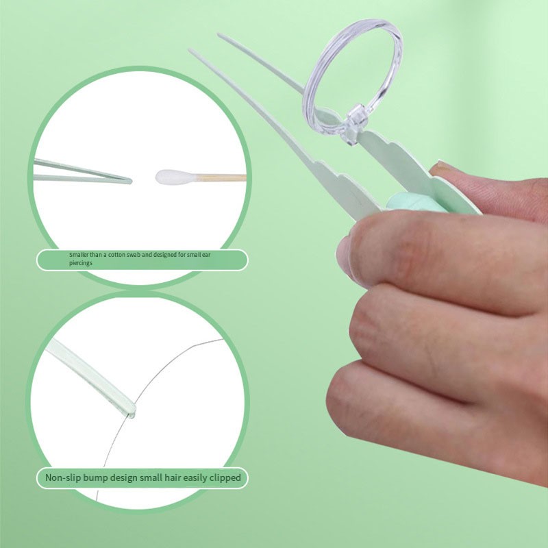 Ear Cleaner Kit Manufacturer - 2 Pcs Lighted Magnifier Wax Removal Spoon Tweezers