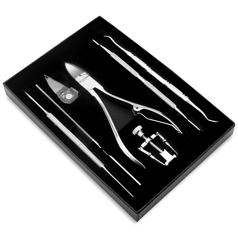 Ingrown Toenail Kit Manufacturer - 7 Pcs Stainless Steel Pedicure Correction Remover Tools
