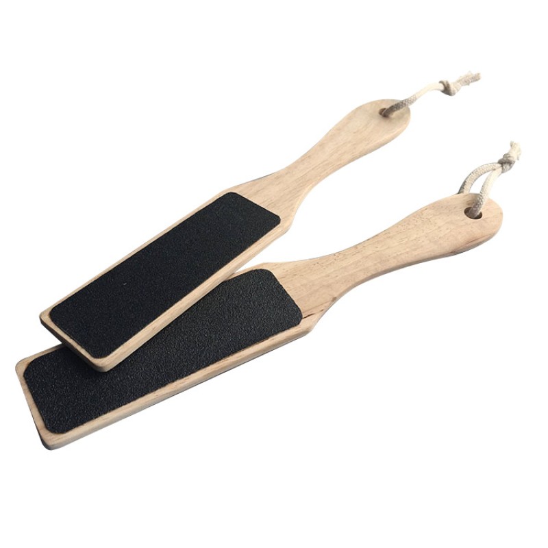 Foot File Manufacturer - Double Sided Wooden Scrubber Callus Remover Dead Skin Exfoliator