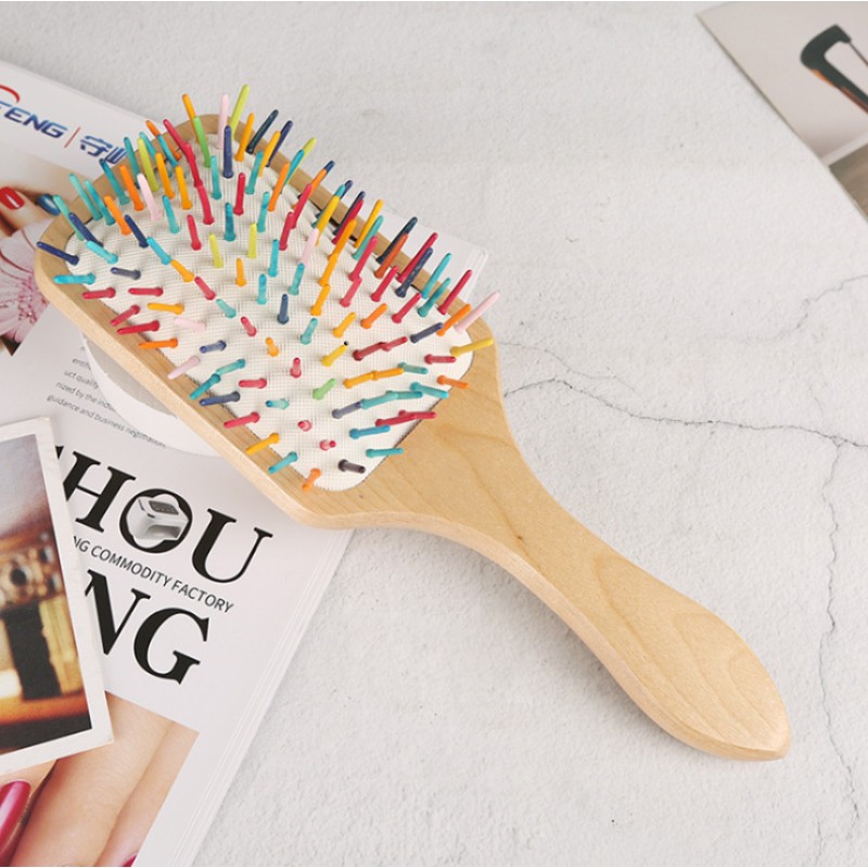 Wooden Hair Brush Manufacturer - Eco Friendly Large Natural Bamboo Paddle Detangling