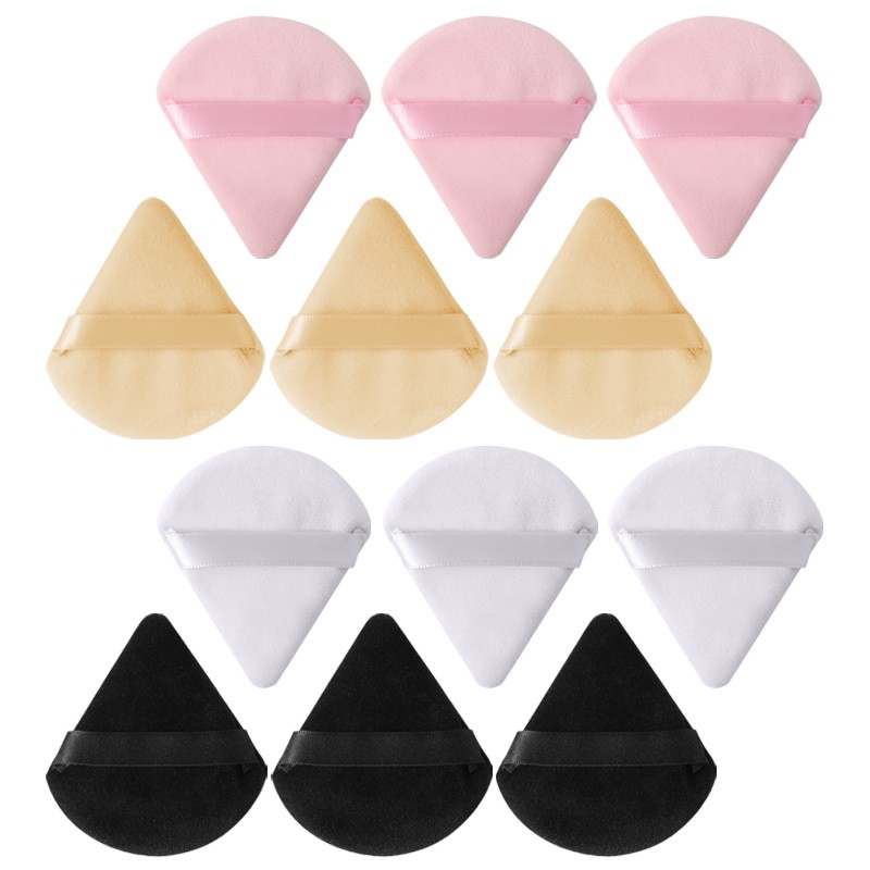Makeup Powder Puff Manufacturer - Wholesale Soft Velvet Triangle Face Body Puff