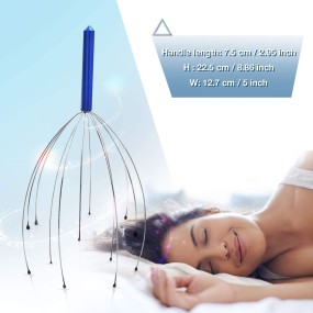 Scalp Massager Manufacturer - Hot Sale Octopus Head Design Portable Wire Tool