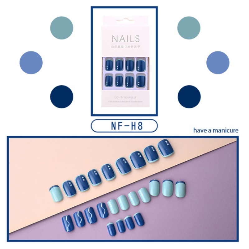 Press on Nails Manufacturer - Wholesale Artificial Glitter Matte False Nails