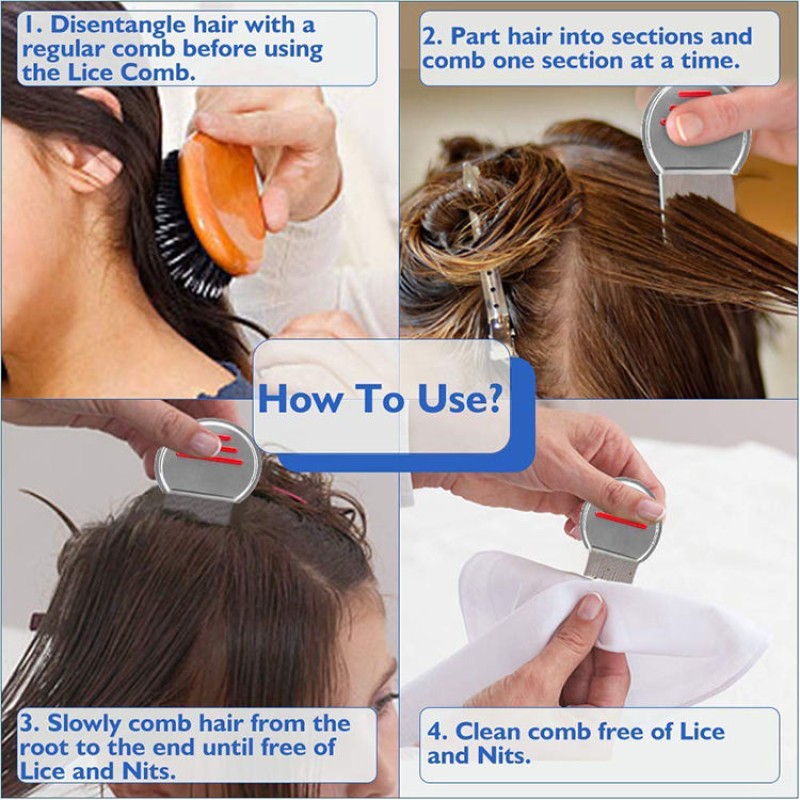 Nit Removal Comb Manufacturer - Professional Stainless Steel Super Density Anti Lice