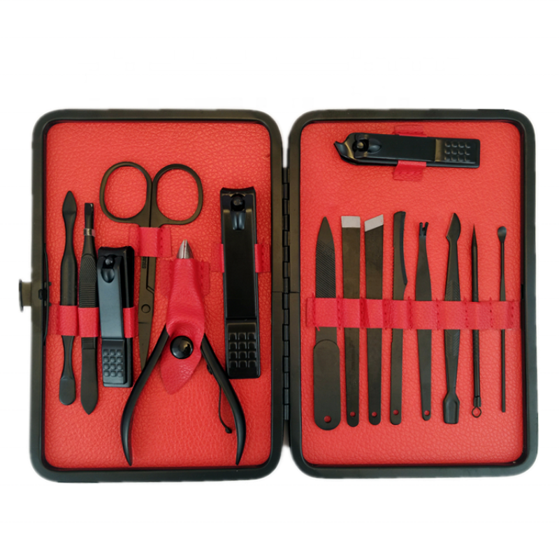 Nail Clipper Set Manufacturer - Hot Sale Black Carbon Steel Beauty Manicure Tool
