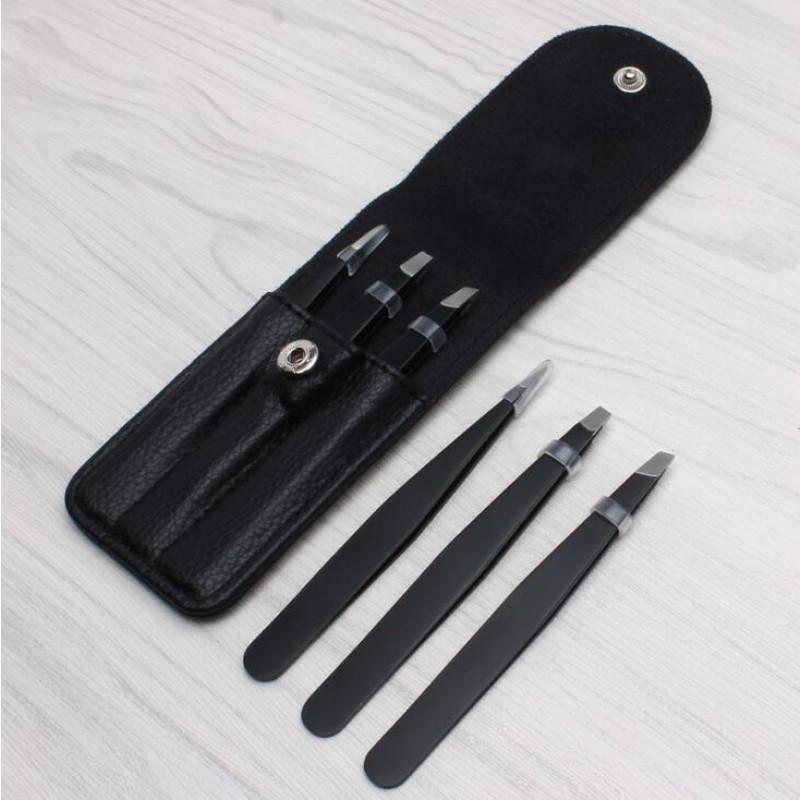 Eyebrow Tweezers Manufacturer - Hot Selling Stainless Steel Slanted Pointed Tip