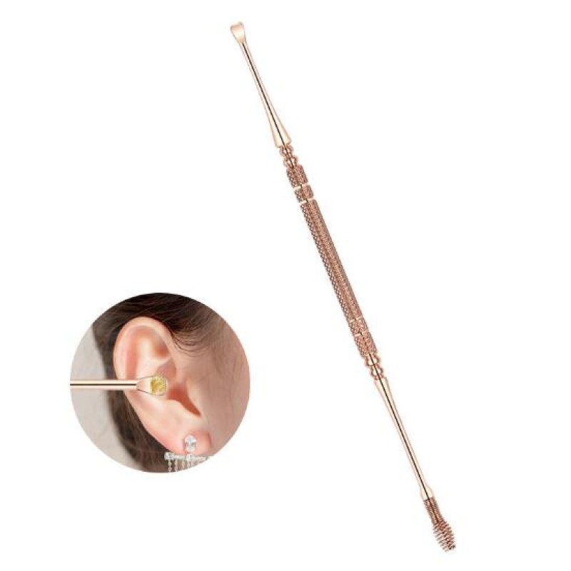 Ear Wax Removal Tools Manufacturer - 3pcs Stainless Steel LED Light Spoon Digger Set