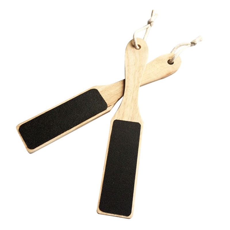 Foot File Manufacturer - Double Sided Wooden Scrubber Callus Remover Dead Skin Exfoliator