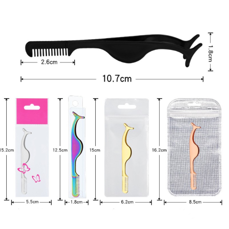 Eyelash Tweezers Manufacturer - Private Label Stainless Steel False Eyelash Extension
