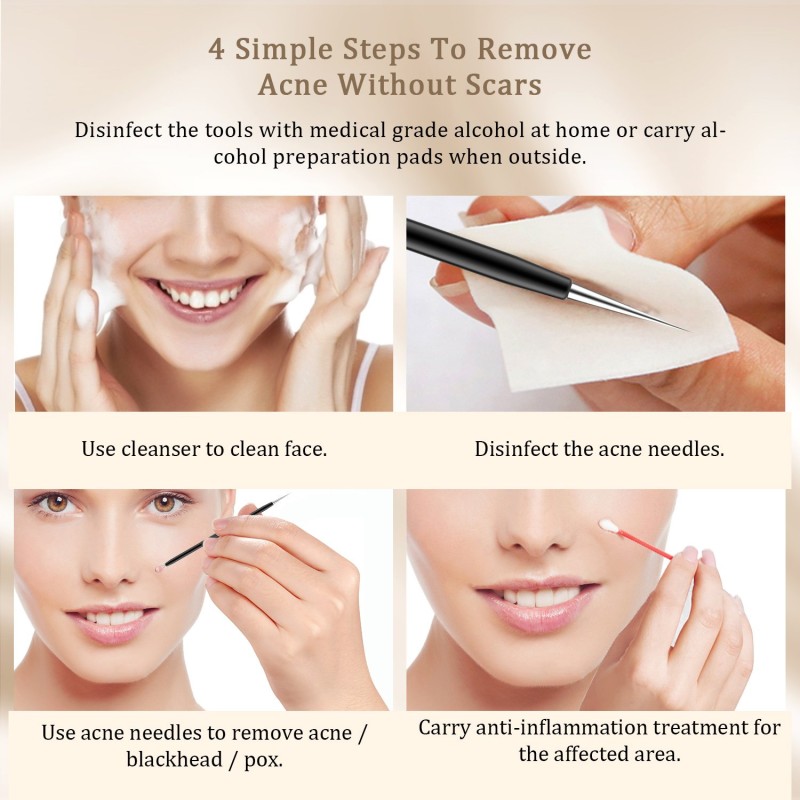 Blackhead Remover Kit Manufacturer - Pimple Popper Tool Acne Comedone Extractor Set