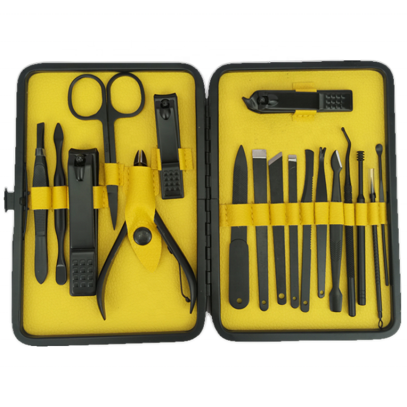 Nail Clipper Set Manufacturer - Hot Sale Black Carbon Steel Beauty Manicure Tool