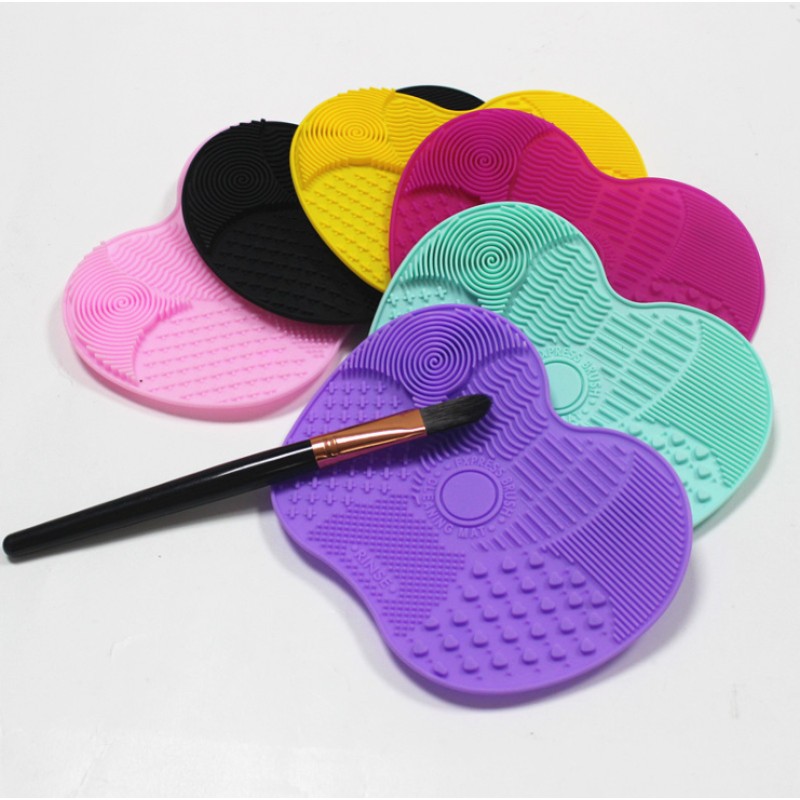 Makeup Brush Cleaner Manufacturer - Silicone Fast Cleaning Mat Multi-Size Textures