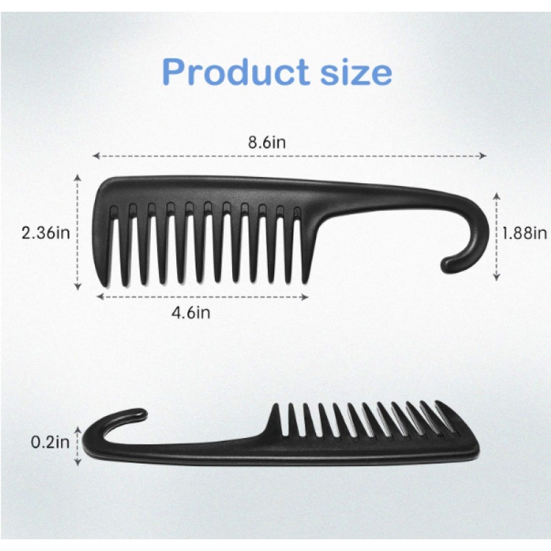 Hair Comb Manufacturer - Factory Wholesale Free Sample Plastic Comb with Hook