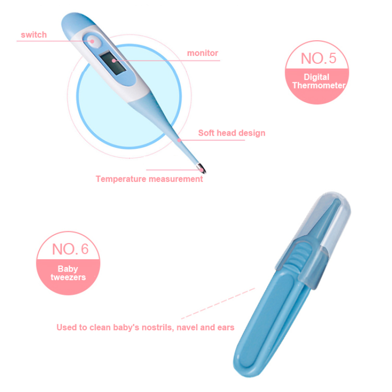 Baby Manicure Set Manufacturer - Wholesale 10 Pcs Care Grooming Kit