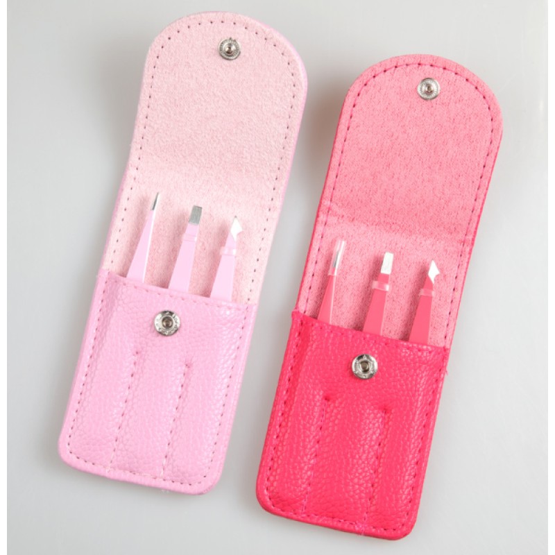 Eyebrow Tweezers Manufacturer - 3 PCS/Set Stainless Steel OEM Hair Removal Tools