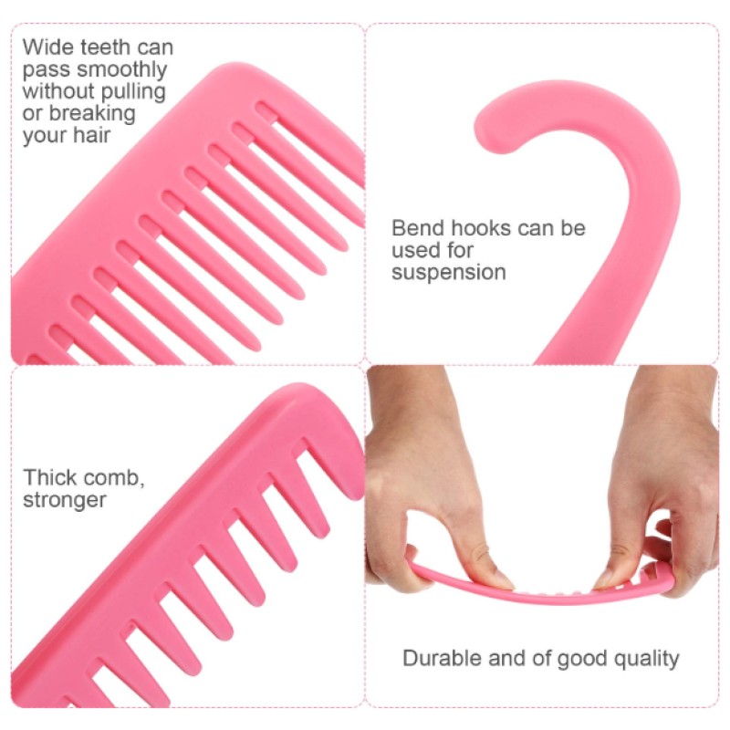 Hair Comb Manufacturer - Factory Wholesale Free Sample Plastic Comb with Hook