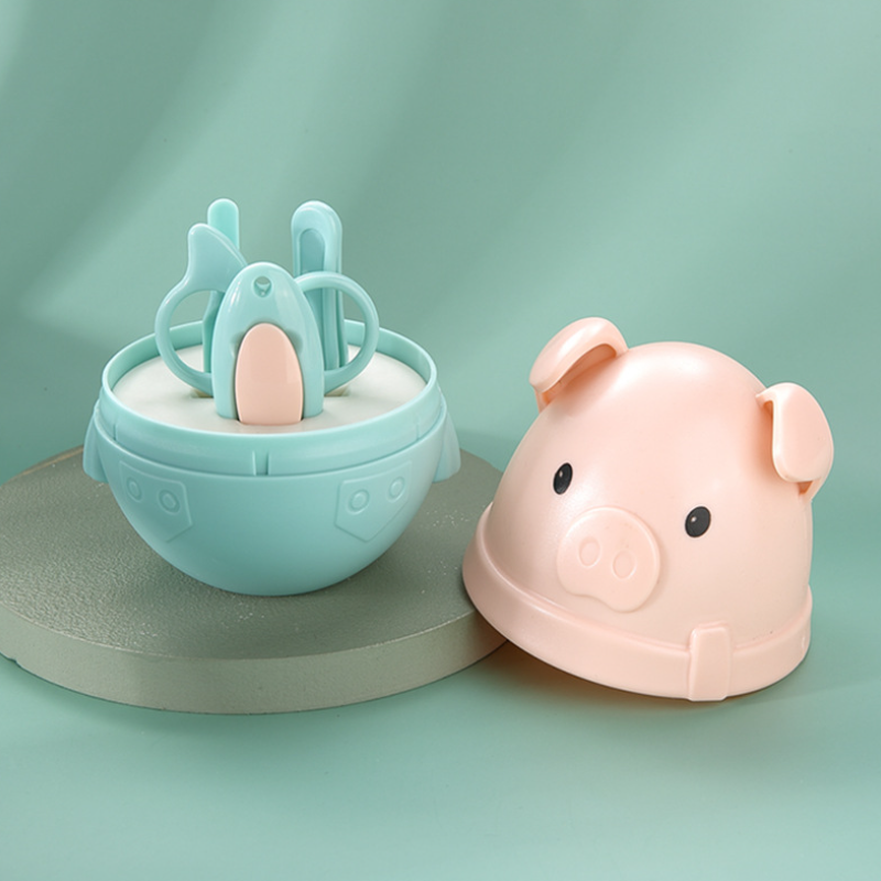 Baby Nail Care Set Manufacturer - 4PCS Newborn Animal Nail File Trimmer Scissors