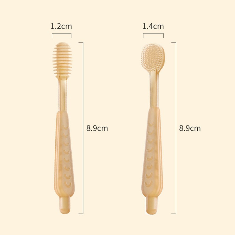 Baby Toothbrush Set Manufacturer - 2 in 1 Silicone Oral Hygiene Tongue Cleaner