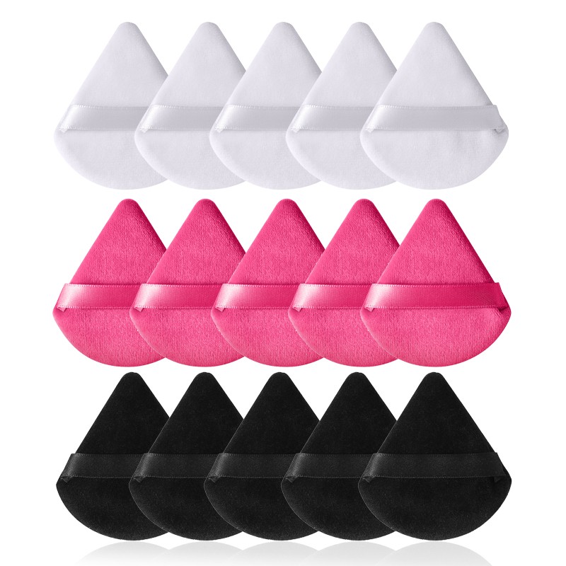 Makeup Powder Puff Manufacturer - Wholesale Soft Velvet Triangle Face Body Puff