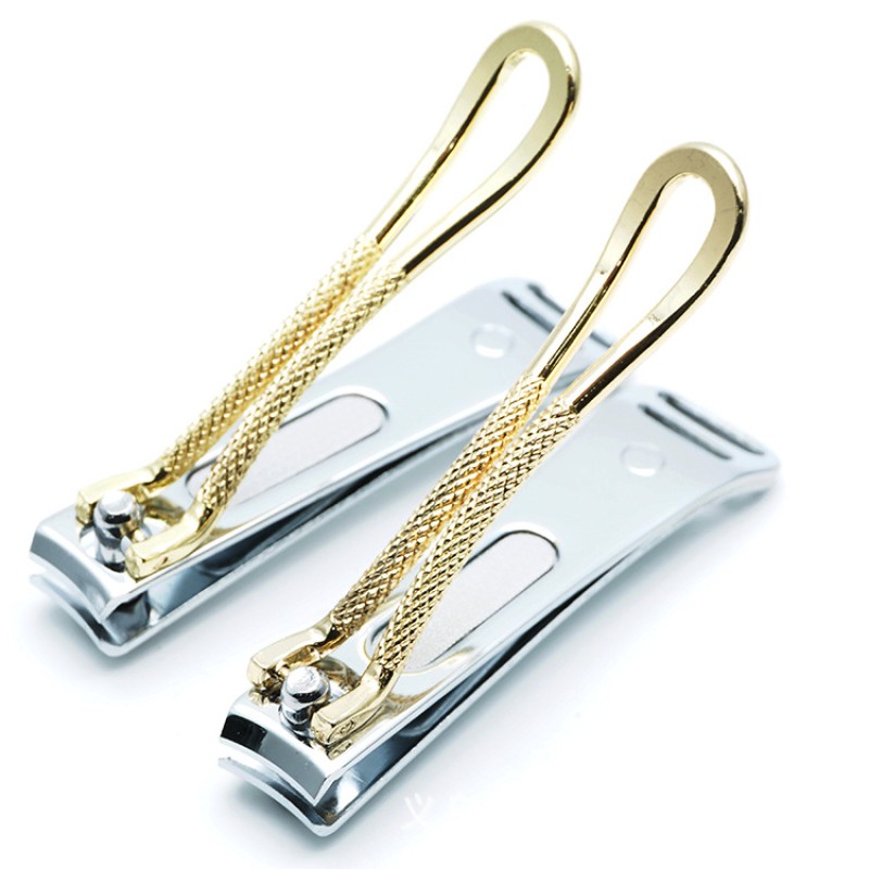 Nail Clipper Manufacturer - Gold Plated Metal Nail Cutter Custom Logo
