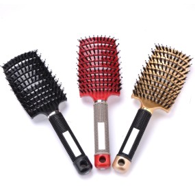 Hair Massage Comb Manufacturer - Custom Girls Scalp Bristle Nylon Wet Curly Detangle