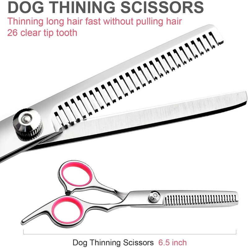 Dog Grooming Kit Manufacturer - Professional Safety Round Tips Stainless Steel Shears