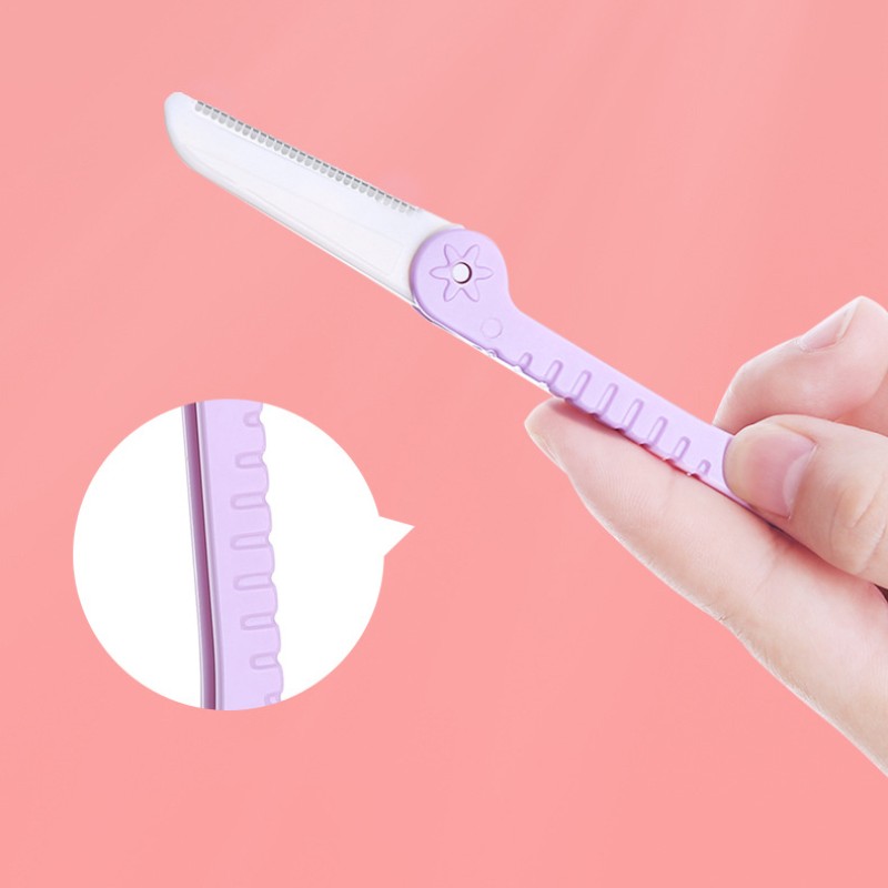 Eyebrow Razor Manufacturer - Portable Folding Safety Cover Facial Hair Trimmer