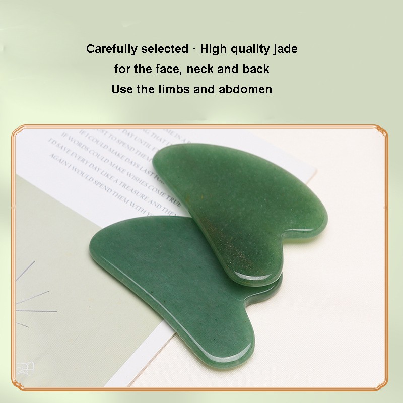 Jade Roller Set Manufacturer - Face Eye Neck Massager Anti-aging Natural Stone