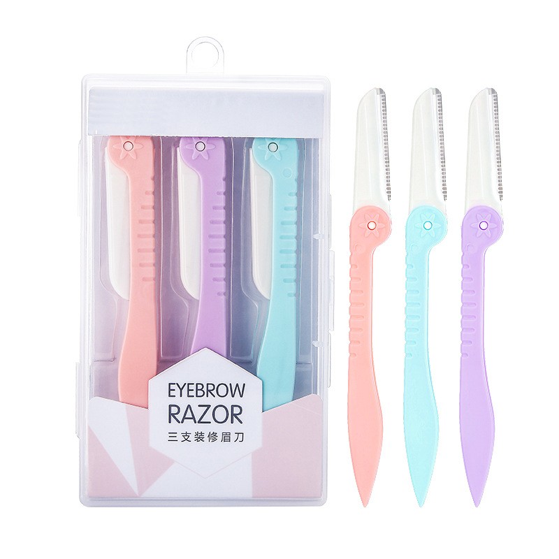 Eyebrow Razor Manufacturer - Portable Folding Safety Cover Facial Hair Trimmer