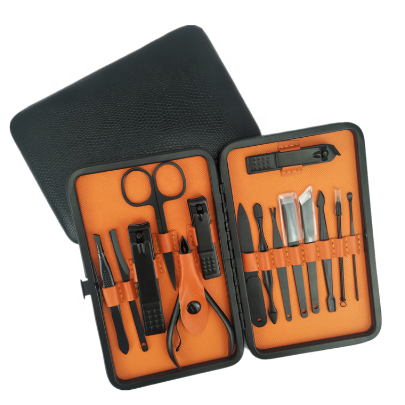 Nail Clipper Set Manufacturer - Hot Sale Black Carbon Steel Beauty Manicure Tool