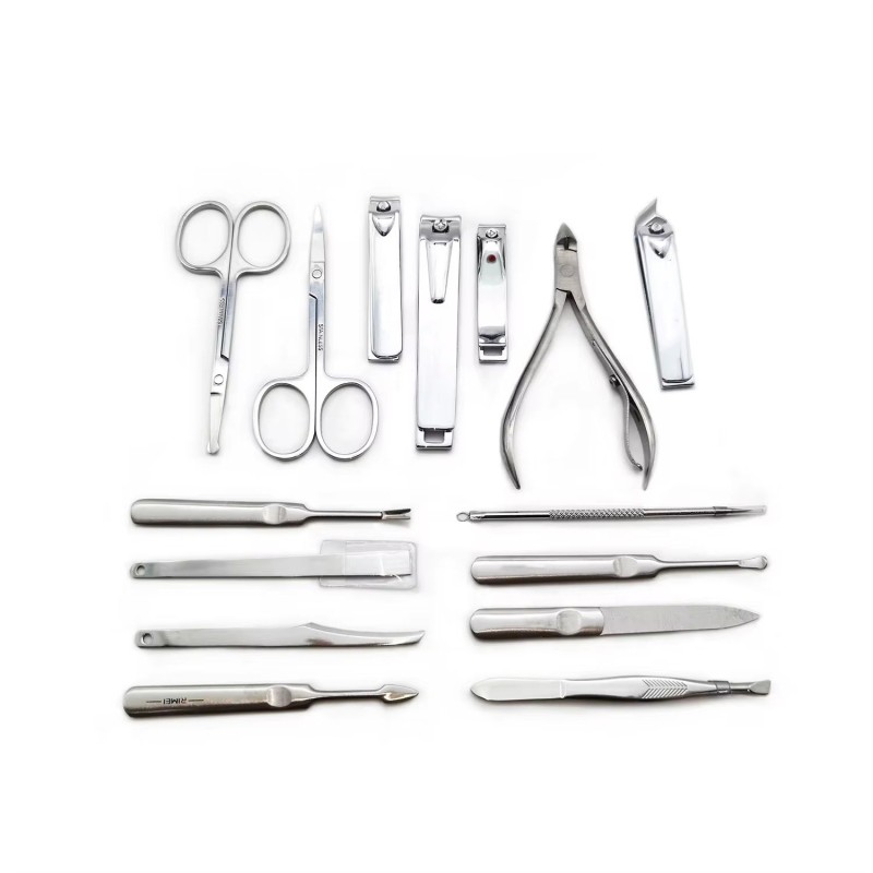 Manicure Set Manufacturer - 15 Pcs Luxury Gift Box Professional Salon Nail Tools