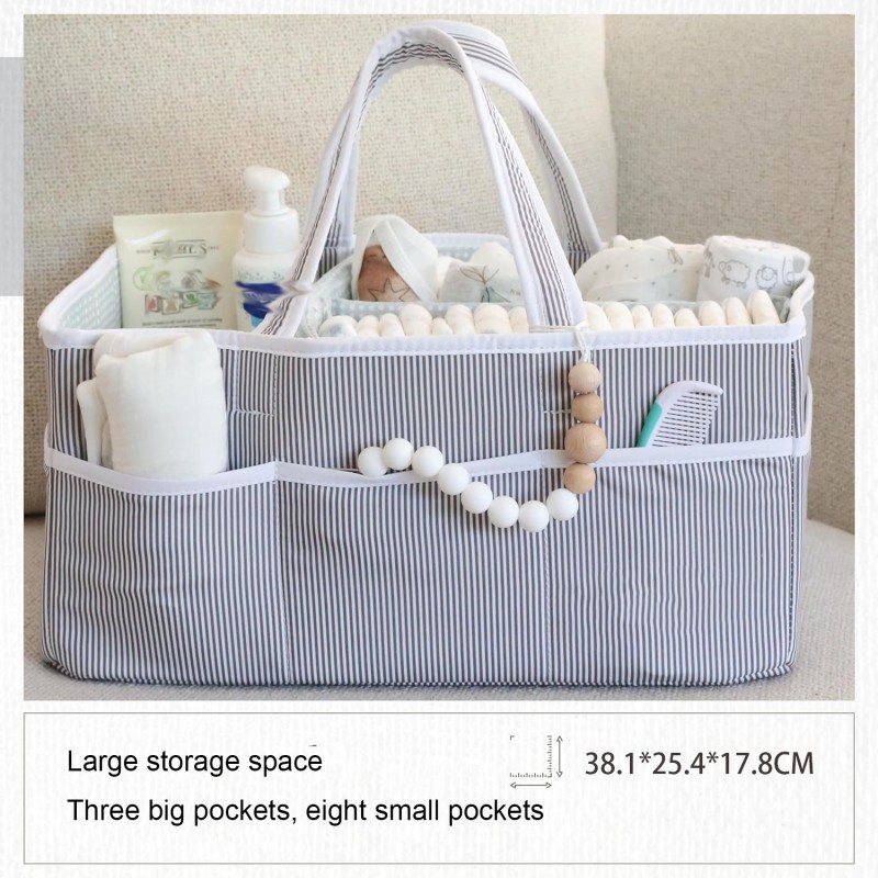 Baby Organizer Tote Manufacturer - Nursery Must Haves Large Shower Basket Essentials