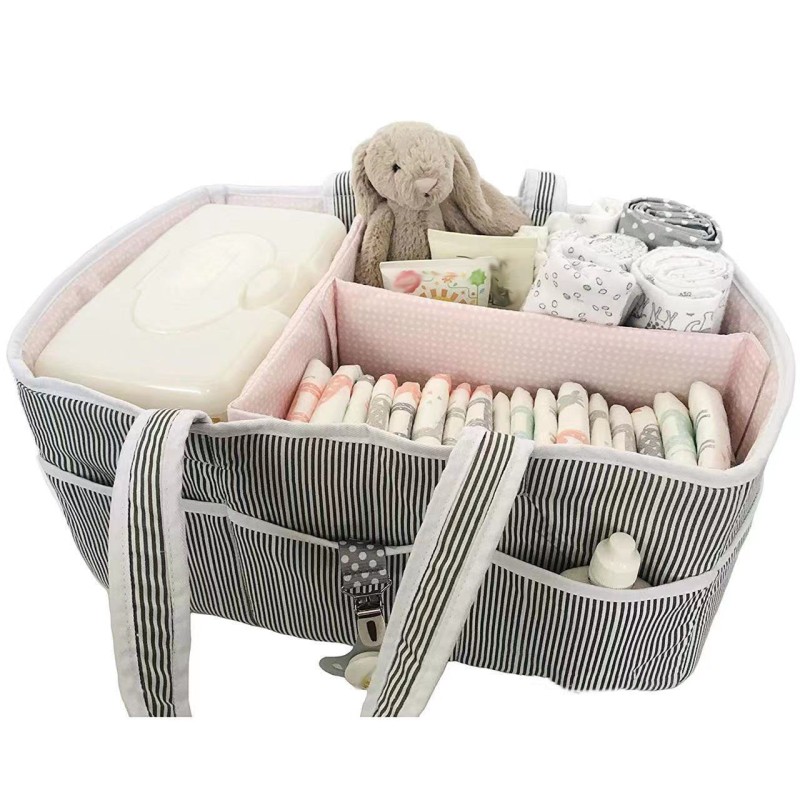 Baby Organizer Tote Manufacturer - Nursery Must Haves Large Shower Basket Essentials