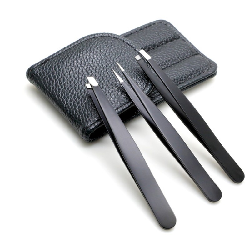 Eyebrow Tweezers Manufacturer - 3 PCS/Set Stainless Steel OEM Hair Removal Tools