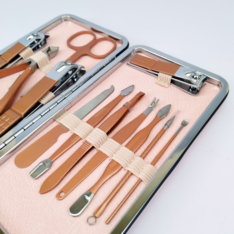 Manicure Set Manufacturer - Omuda High Quality Steel Nail Clipper Kit with Case