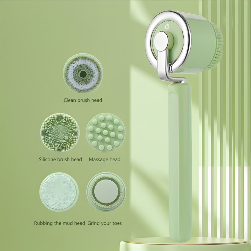 Waterproof Body Brush - 5 Heads Set Factory