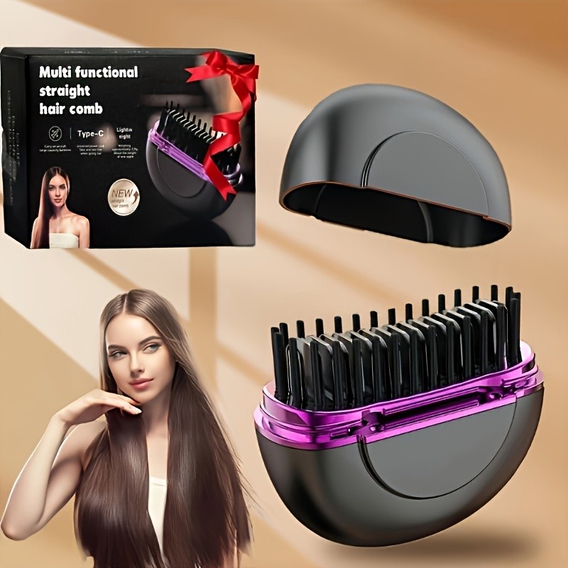 Travel Hair Styler - Mini Cordless Straightening Comb Factory