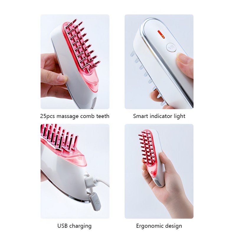 Hair Growth Comb - RF EMS Laser Therapy OEM Factory