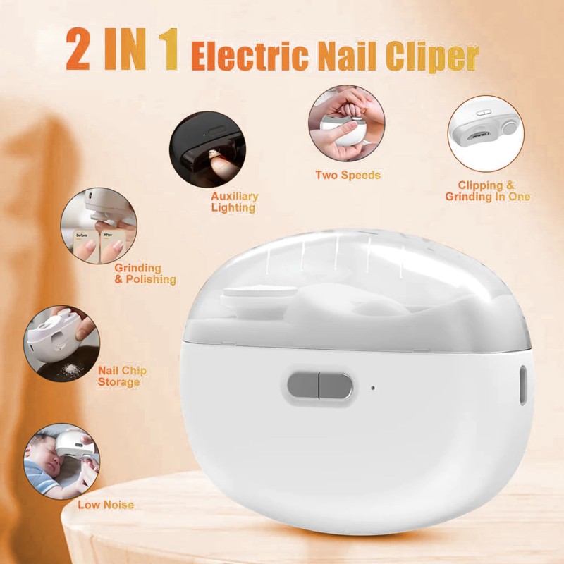 Electric Nail File - 2-in-1 Trimmer Polisher Factory