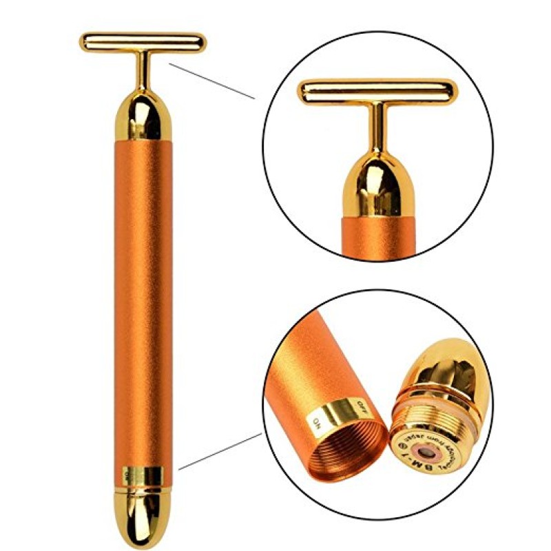 Gold Facial Massager - Vibration Beauty Stick Factory